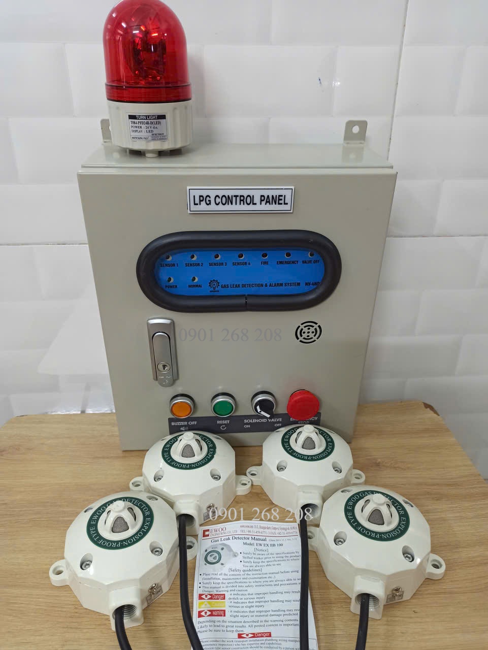 tủ điều khiển 4 kênh đầu dò phòng nổ Ewoo EW EXIIB 100